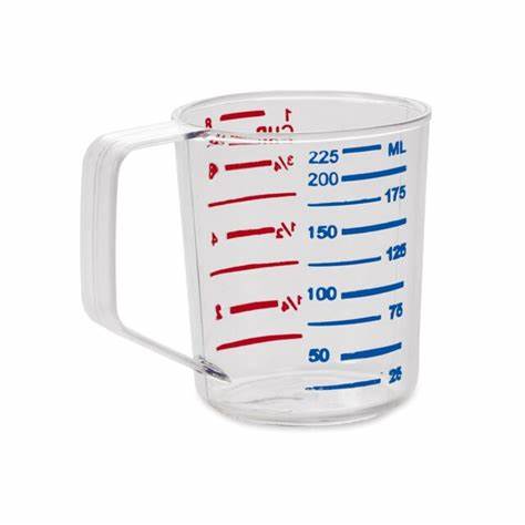 Rubbermaid Commercial Clear Bouncer Measuring Cup, 16 Ounce