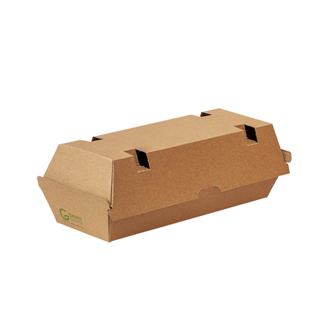 GREEN CHOICE Corrugated Hot dog Box - 200pcs