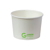 GREEN CHOICE Single Wall Soup Bowl PLA - 500 or 1000pcs - 3 Sizes
