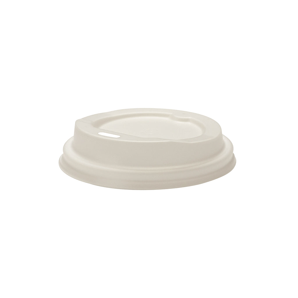 GREEN CHOICE CPLA Lids for Cups - White - 3 Sizes - 1000pcs