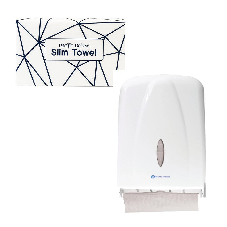 Slim Towel Starter Pack - Includes Product and a Dispenser