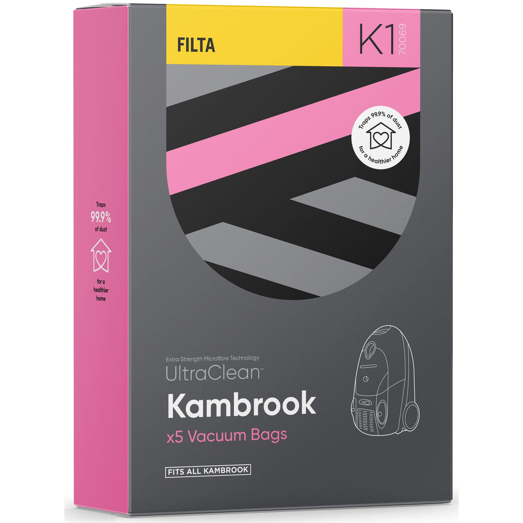 K1 - Ultraclean Vacuum Bags to suit KAMBROOK - 5 PACK