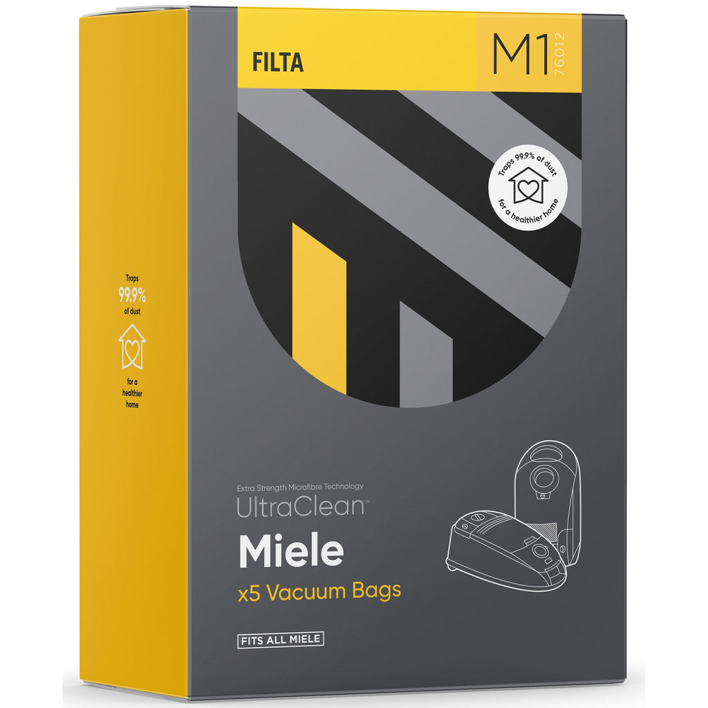 M1 - Ultraclean Vacuum Bags to suit MIELE - 5 PACK