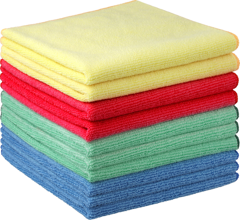 FILTA Commercial Microfibre Cloth - Start Up Pack - 10 Cloths Multi Color