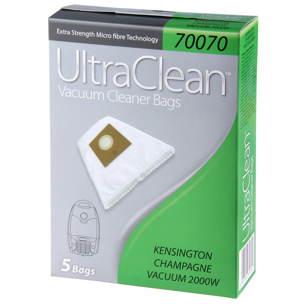 Ultraclean Vacuum Bags to suit KENSINGTON Champagne- 5 PACK